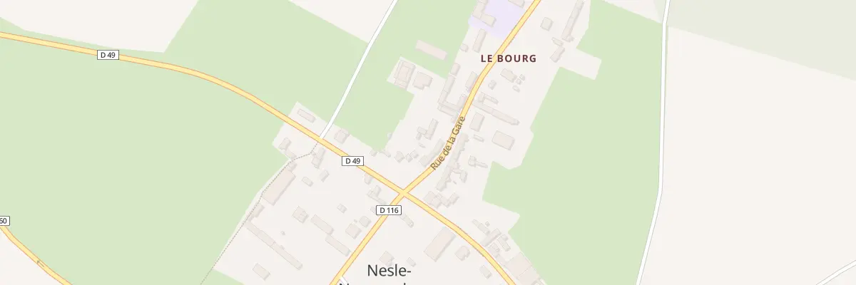 Plan du 5100 Le Bourg à Nesle-Normandeuse