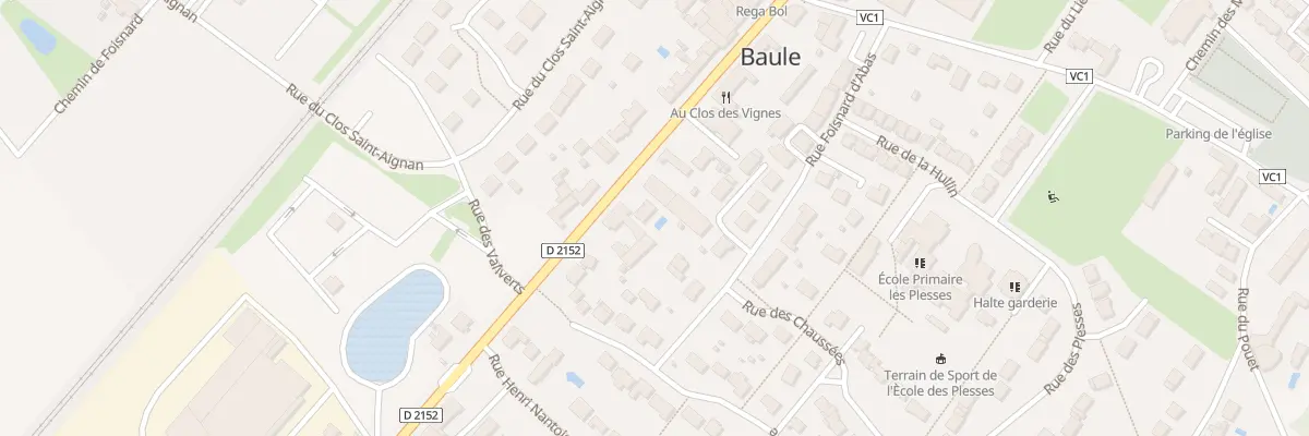 Plan du 9B Rue André Raimbault à Baule
