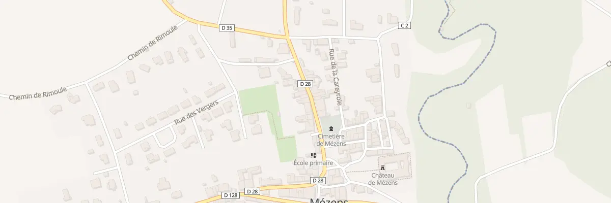 Plan du 5032 Rue Grand Rue à Mézens