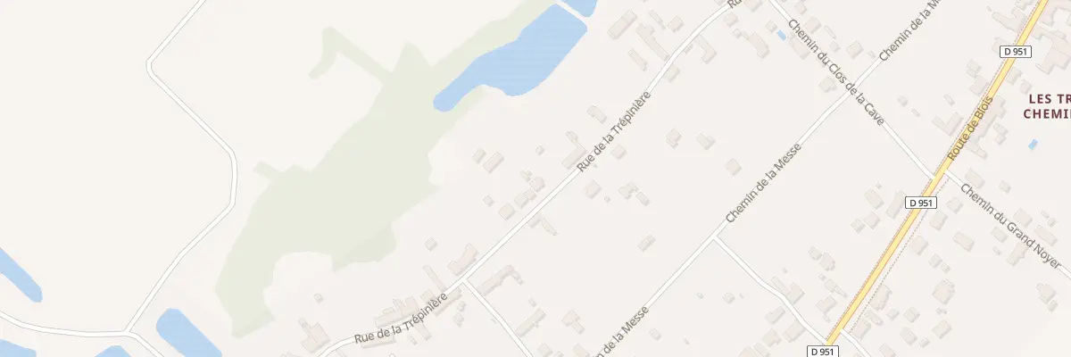 Plan du 28 Rue de la Trépinière à Lailly-en-Val