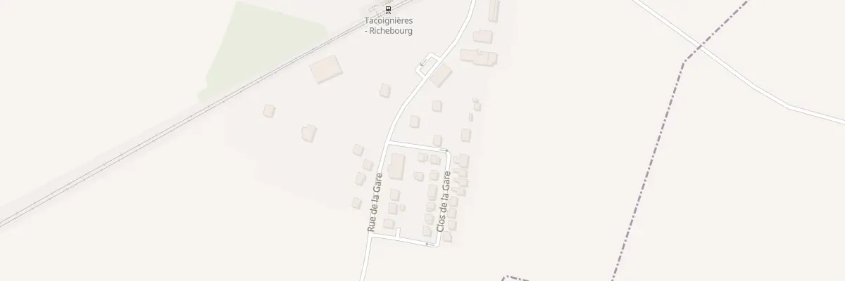 Plan du 43 Rue de la Gare à Tacoignières