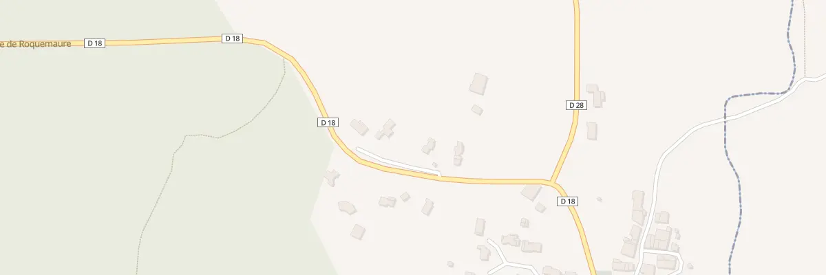 Plan du 306 Rte de Roquemaure à Grazac