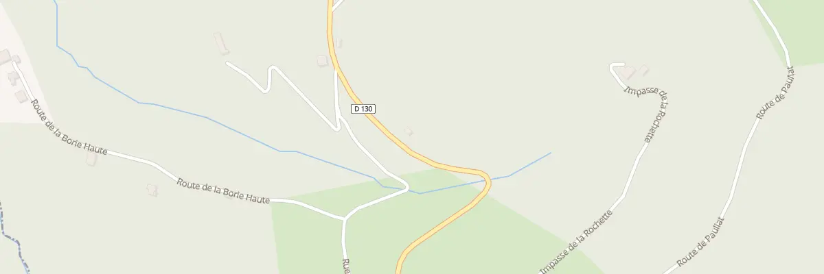 Plan du 808 Rte de Vergonzac à Aubazines