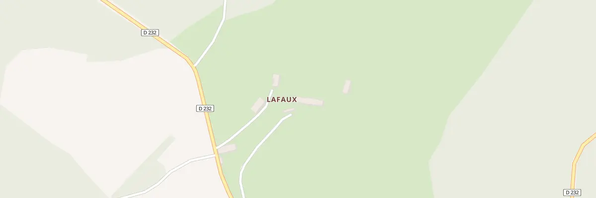 Plan du 5362 La Faux à Bujaleuf