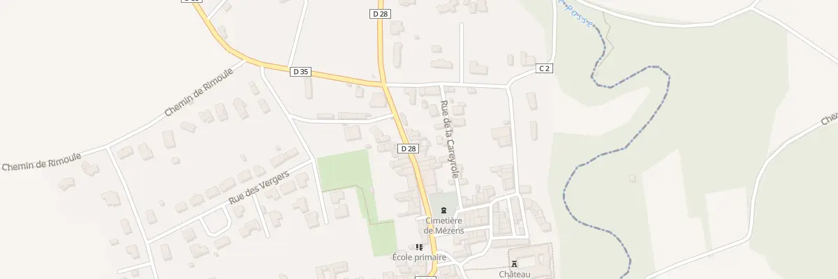 Plan du 5078 Rue Grand Rue à Mézens