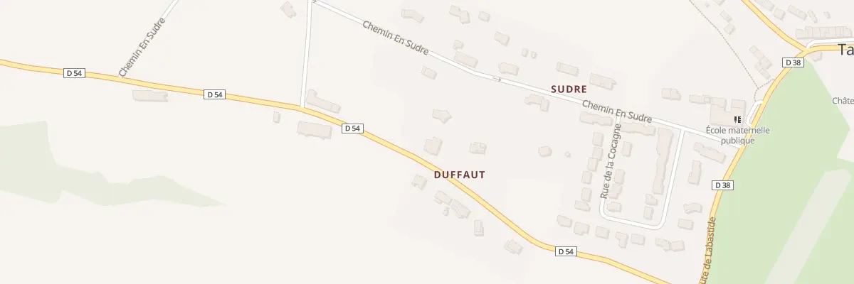 Plan du 69 A Sudre à Tarabel