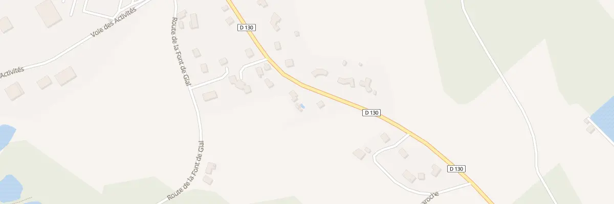 Plan du 703 Rte des Alleux à Favars