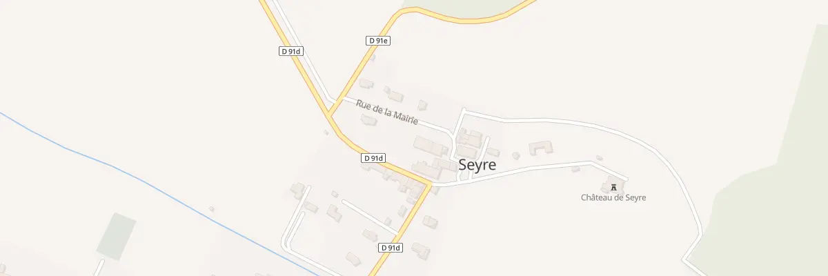Plan du 5 Chateau à Seyre