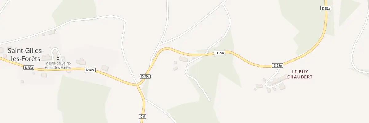 Plan du 5019 Puy Chaubert à Saint-Gilles-les-Forêts
