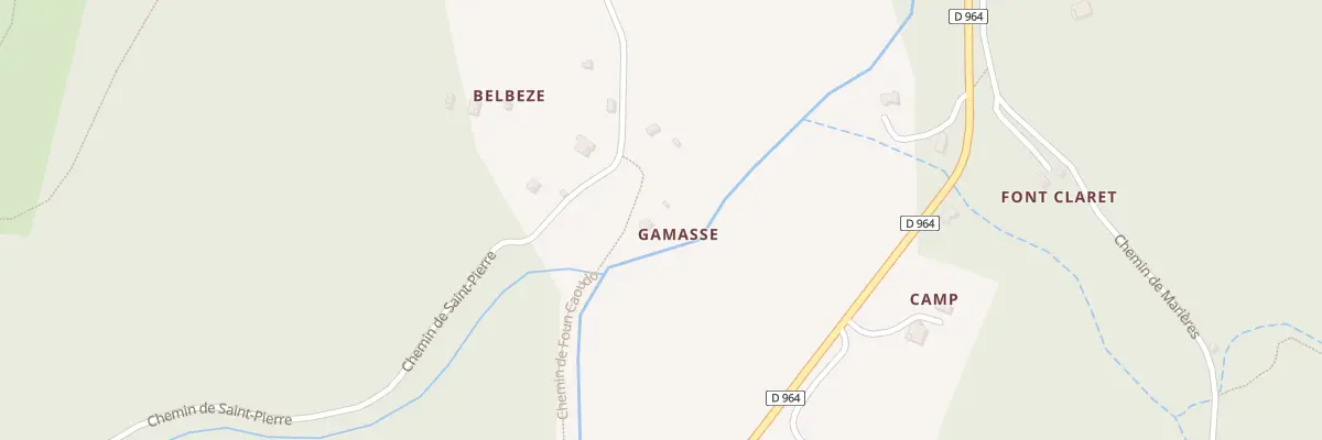 Plan du 71 Che de Foun Caoudo à Bruniquel