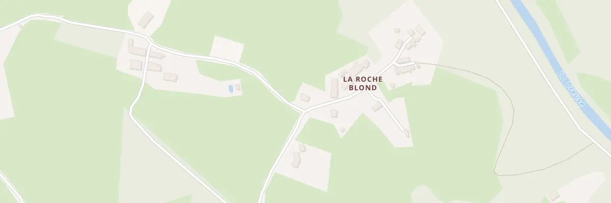 Plan du 1 La Roche Blond à Fresselines