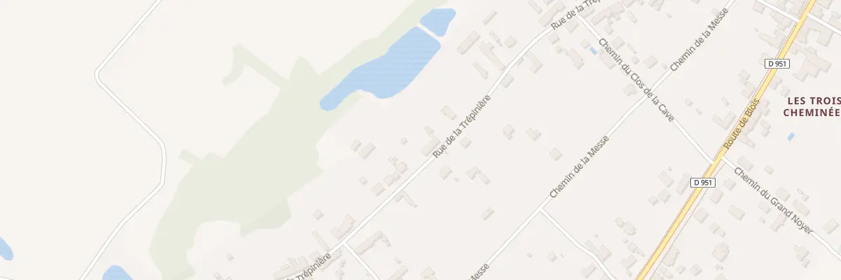 Plan du 26 Rue de la Trépinière à Lailly-en-Val