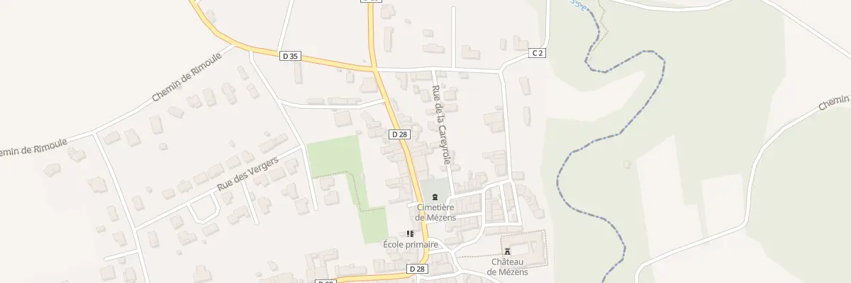 Plan du 5076 Rue Grand Rue à Mézens