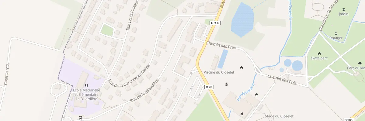 Plan du 2 Rue Alfred Manceau à Épernon