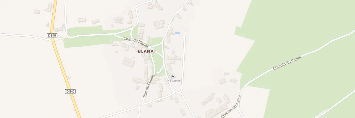Plan du 5091 Blanat à Rocamadour