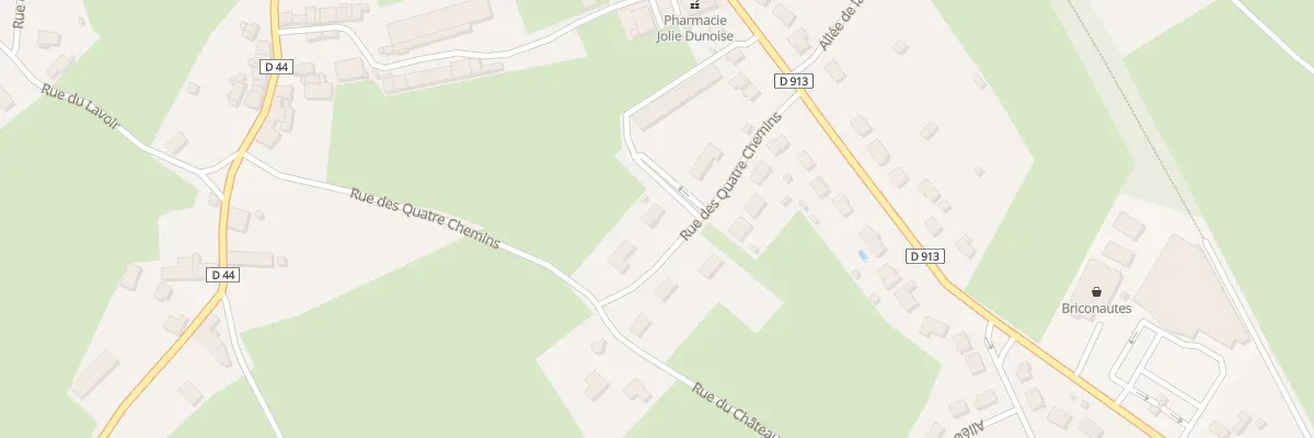 Plan du 8 Rue des Quatre Chemins à Dun-le-Palestel