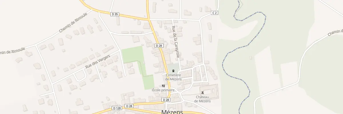 Plan du 5074 Rue Grand Rue à Mézens