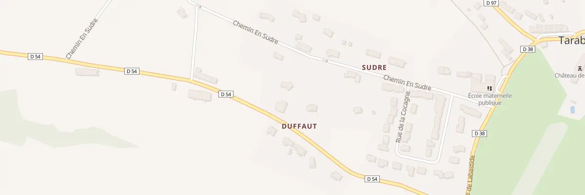 Plan du 9008 A Sudre à Tarabel