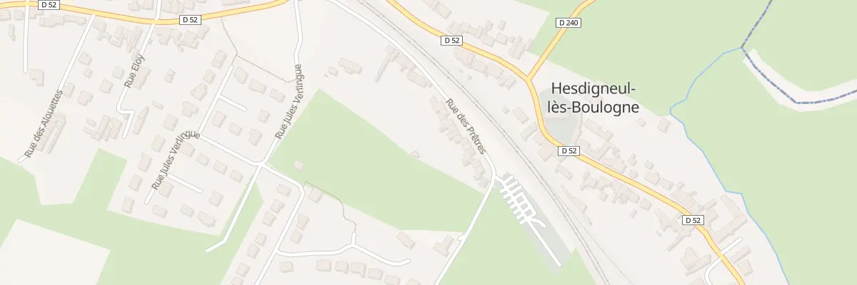 Plan du 21 Rue des Pretres à Hesdigneul-lès-Boulogne