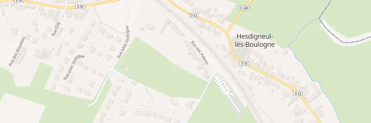 Plan du 23 Rue des Pretres à Hesdigneul-lès-Boulogne