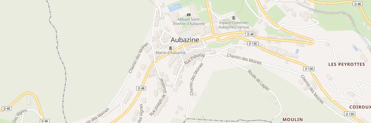 Plan du 5032 Au Bourg à Aubazines