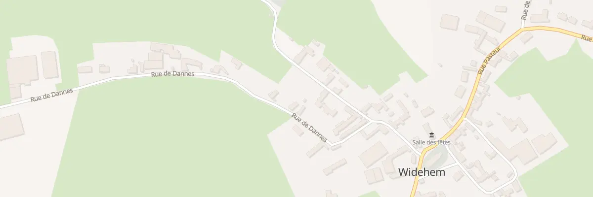 Plan du 16 Rue de Dannes à Widehem