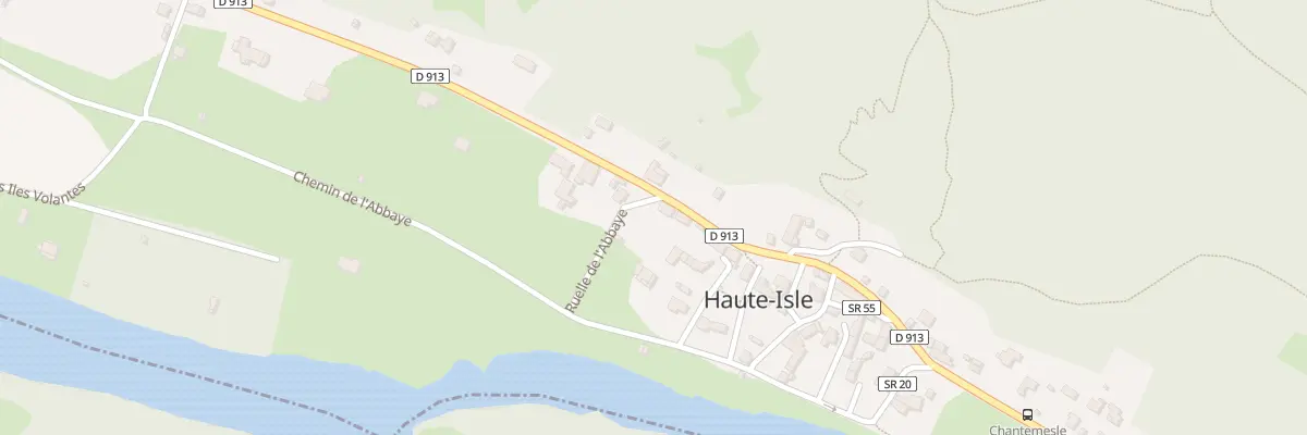 Plan du 89 Rte de la Vallée à Haute-Isle