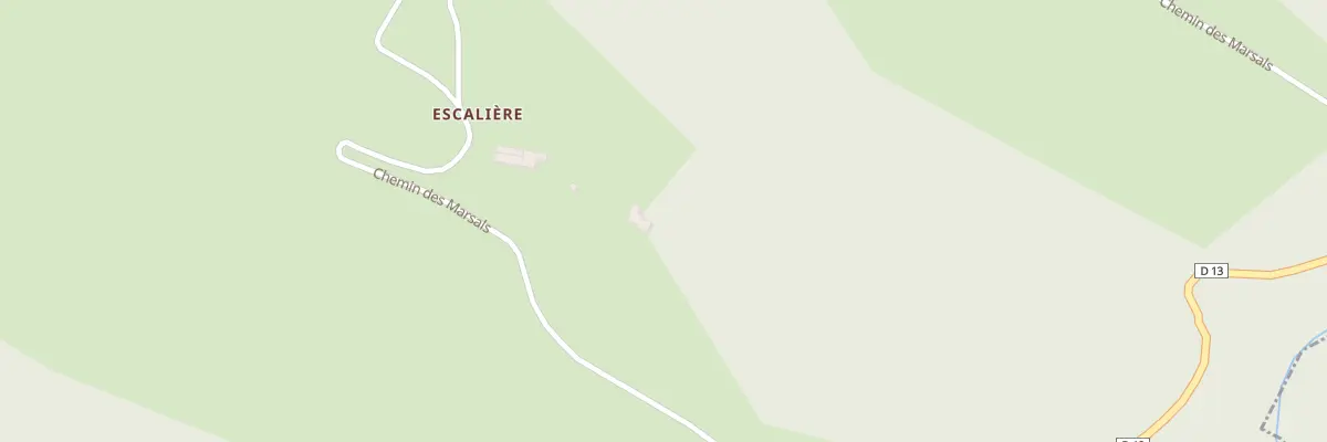 Plan du 110 Escaillere à L’Herm