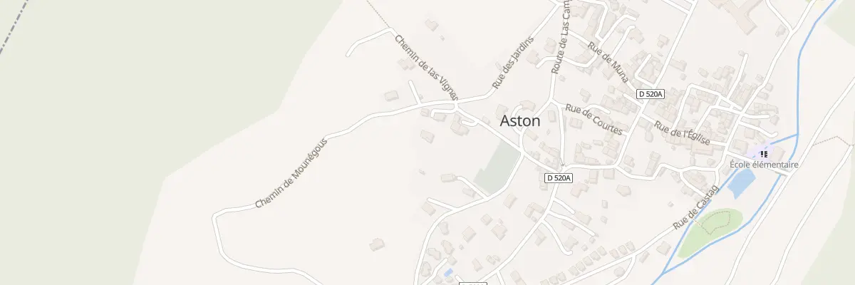 Plan du 203 Les Andes à Aston