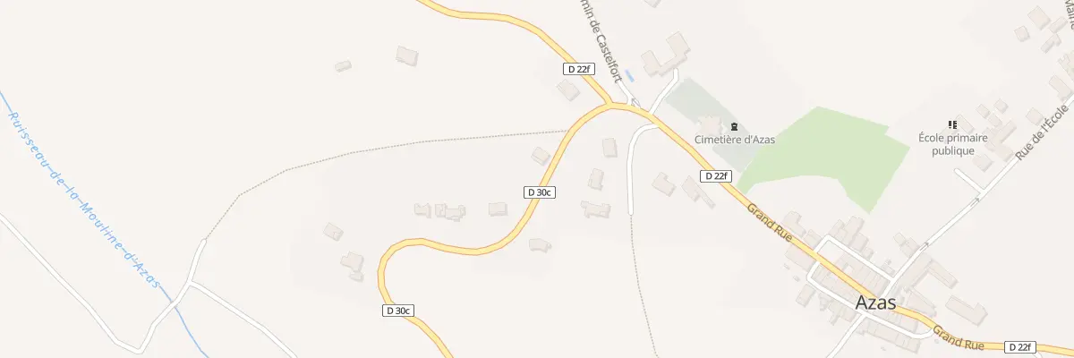 Plan du 50 Côte du Moulin à Azas