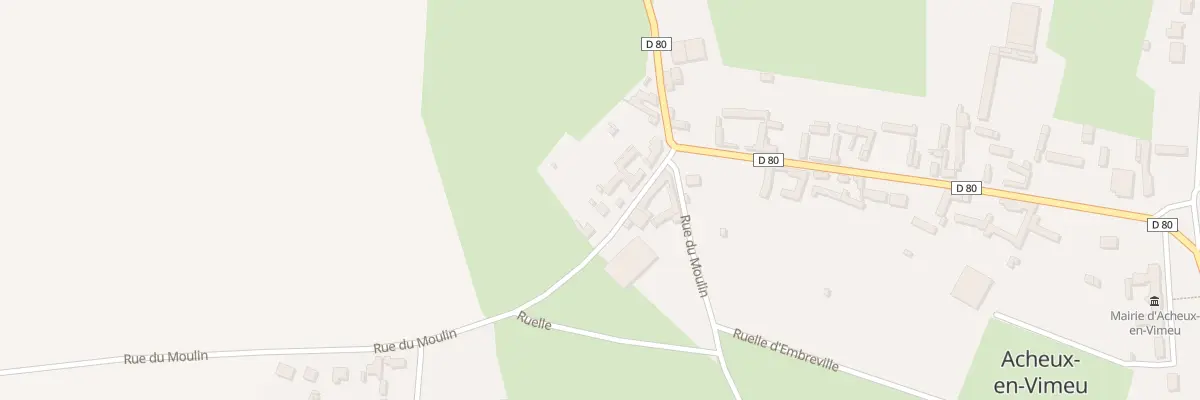 Plan du 10 Rue Bastien à Acheux-en-Vimeu