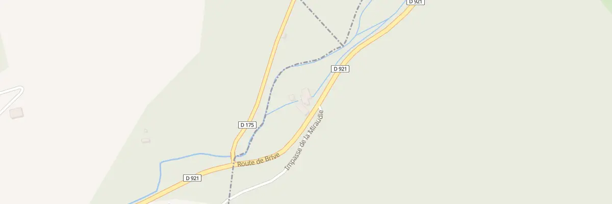Plan du 6666 Rte de Brive à Lanteuil