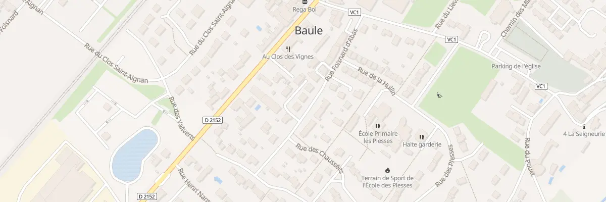 Plan du 16 Rue Foisnard d’Abas à Baule