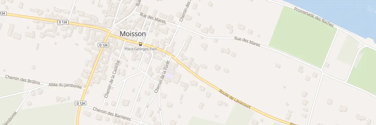 Plan du 31 Rte de Lavacourt à Moisson