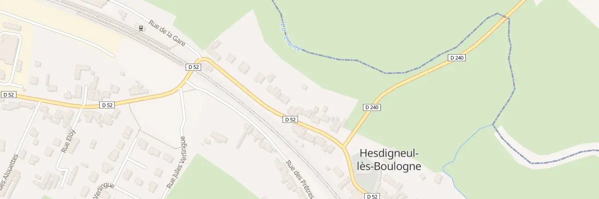 Plan du 53 Rue de la Gare à Hesdigneul-lès-Boulogne