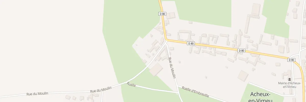 Plan du 6 Rue Bastien à Acheux-en-Vimeu