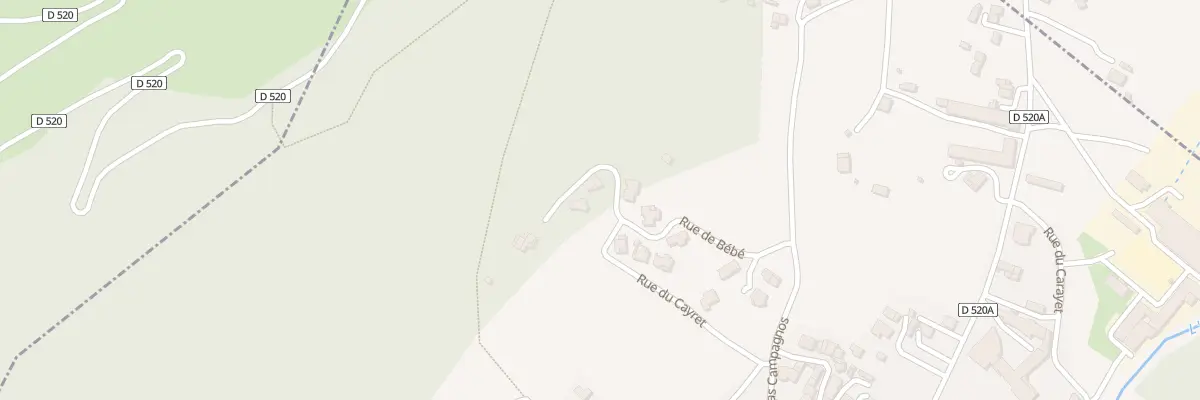 Plan du 142 Rue de Bébé à Aston