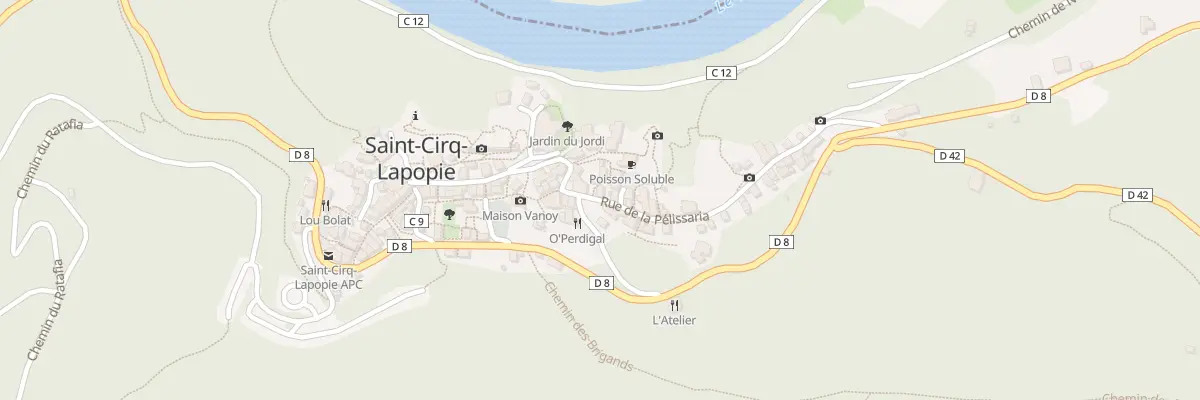 Plan du 266 Rue de la Pelissaria à Saint-Cirq-Lapopie