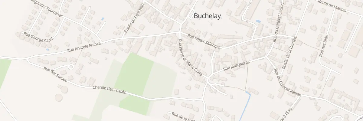 Plan du 8 Rue Pierre et Marie Curie à Buchelay