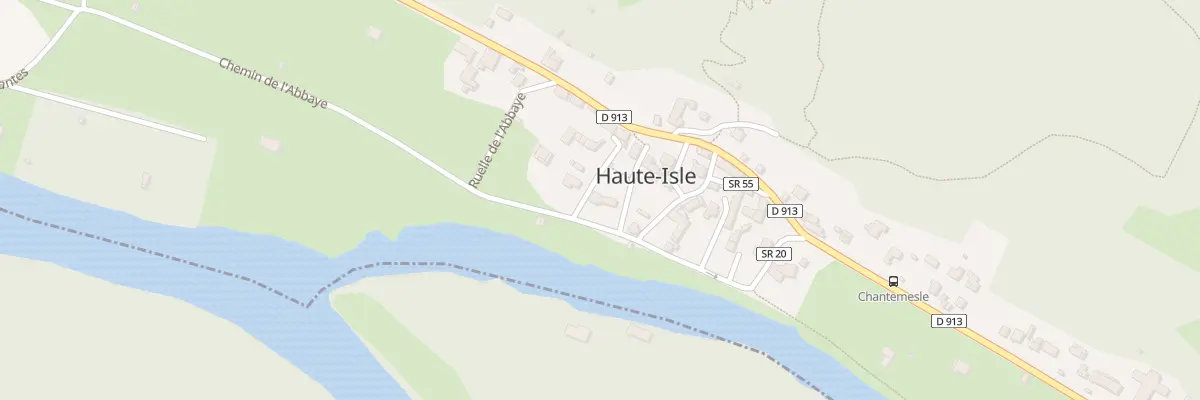 Plan du 4 Che de l’Abbaye à Haute-Isle