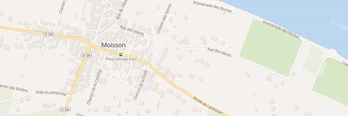Plan du 33 Rte de Lavacourt à Moisson