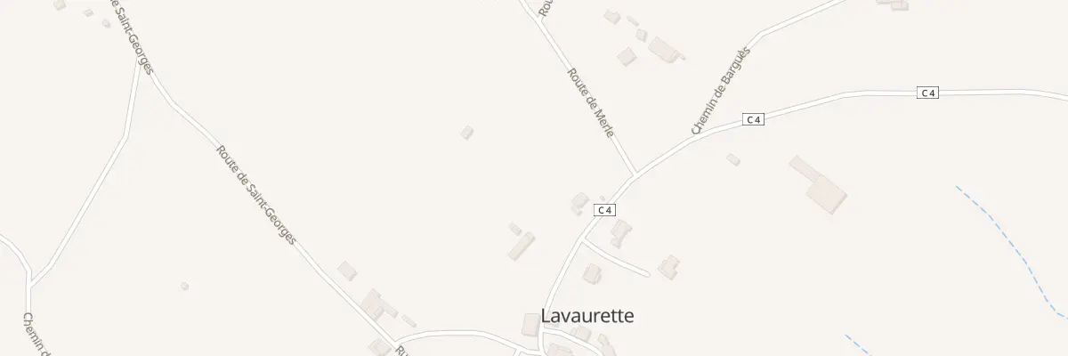 Plan de Condamines à Lavaurette