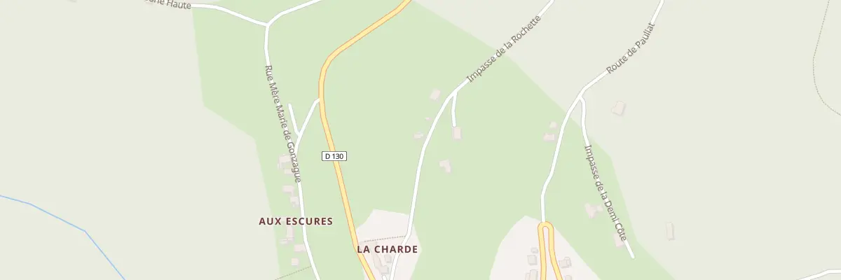 Plan du 3 Imp de la Rochette à Aubazines