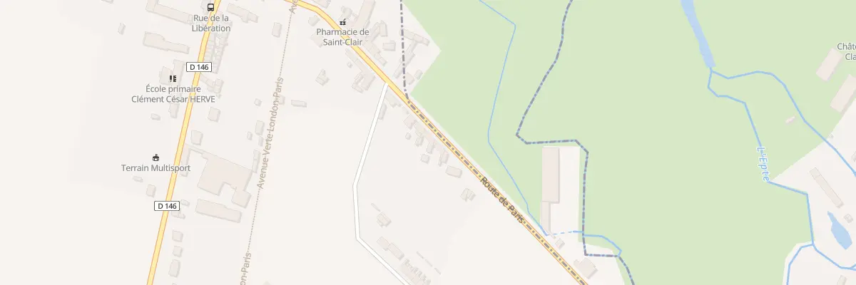 Plan du 24 Rte de Paris à Château-sur-Epte