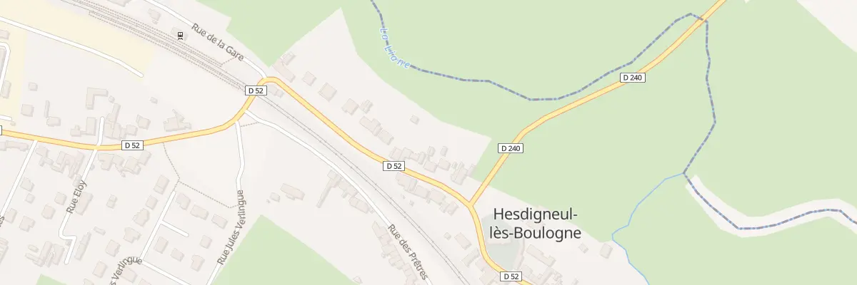 Plan du 47 Rue de la Gare à Hesdigneul-lès-Boulogne