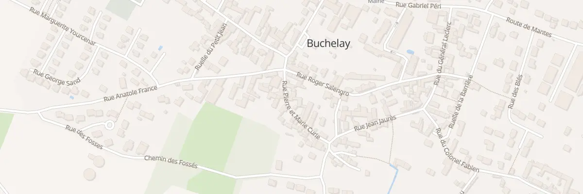 Plan du 5 Rue Pierre et Marie Curie à Buchelay