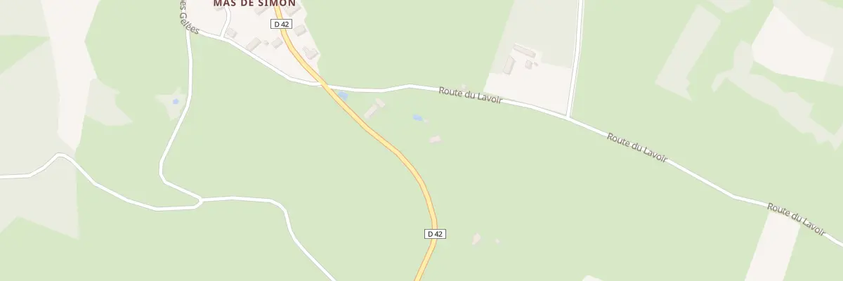 Plan du 369 Rte du Lac de Talibeau à Orniac