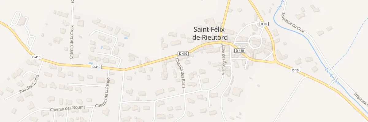 Plan du 1 Che des Besis à Saint-Félix-de-Rieutord