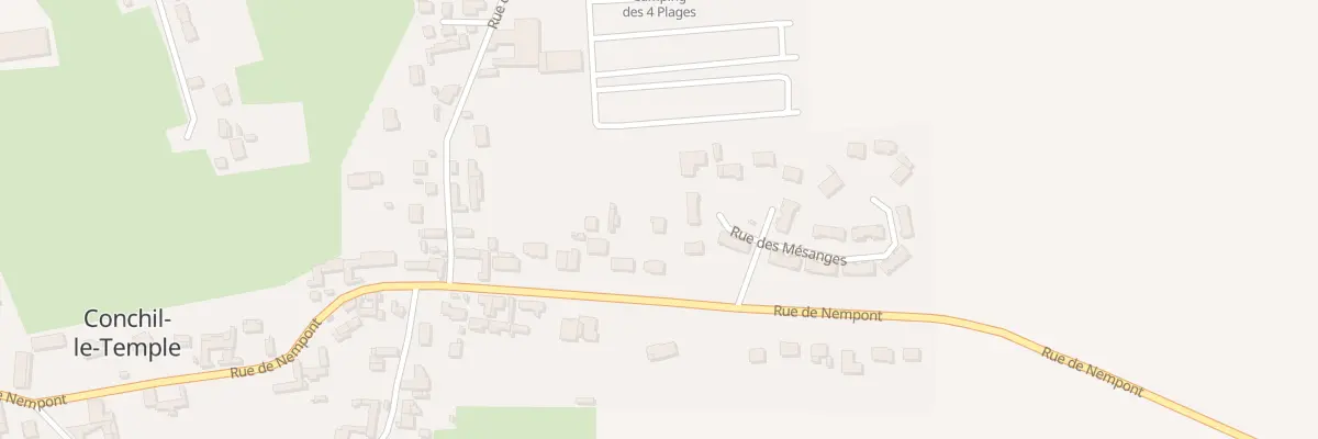 Plan du 57 Rue de Nempont à Conchil-le-Temple