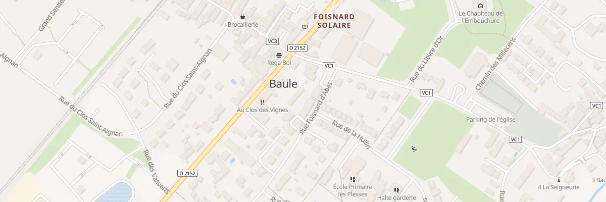 Plan du 4 Rue Foisnard d’Abas à Baule